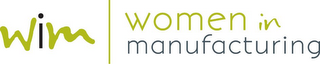 WIM WOMEN IN MANUFACTURING logo