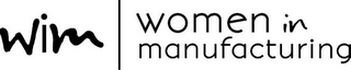 WIM WOMEN IN MANUFACTURING logo
