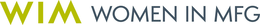 WIM WOMEN IN MFG logo