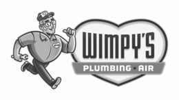 WIMPY'S PLUMBING AIR WIMPY logo