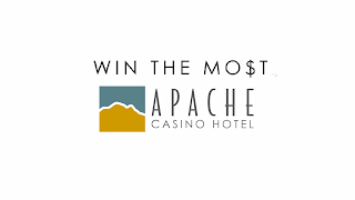WIN THE MO$T APACHE CASINO HOTEL logo