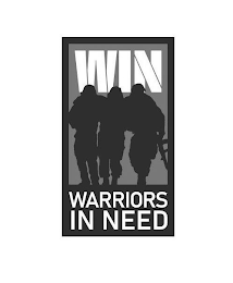WIN WARRIORS IN NEED logo