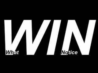 WIN WHAT NOTICE logo