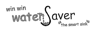 WIN WIN WATER SAVER "THE SMART SINK" logo