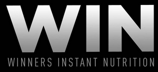 WIN WINNERS INSTANT NUTRITION logo