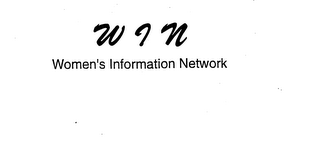 WIN WOMEN'S INFORMATION NETWORK logo