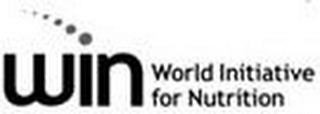 WIN WORLD INITIATIVE FOR NUTRITION logo