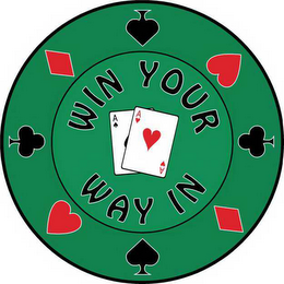 WIN YOUR WAY IN logo