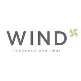 WIND JAPANESE AND THAI logo