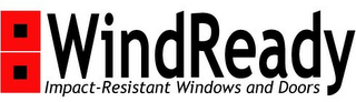 WIND READY IMPACT-RESISTENT WINDOWS AND DOORS logo