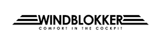 WINDBLOKKER COMFORT IN THE COCKPIT logo