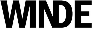 WINDE logo