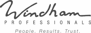 WINDHAM PROFESSIONALS PEOPLE. RESULTS. TRUST logo