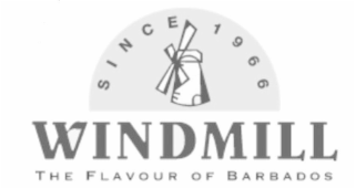 WINDMILL THE FLAVOUR OF BARBADOS SINCE 1966 logo