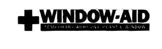 WINDOW-AID TEMPORARY ADHESIVE PLASTIC WINDOW logo