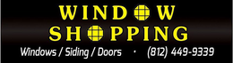 WINDOW SHOPPING WINDOWS/SIDING/DOORS · (812) 449-9339 logo
