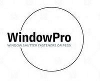 WINDOWPRO WINDOW SHUTTER FASTENERS OR PEGS logo