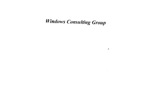 WINDOWS CONSULTING GROUP logo