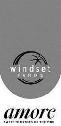 WINDSET FARMS AMORE SWEET TOMATOES ON THE VINE logo