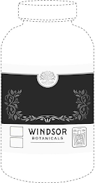 WINDSOR BOTANICALS USA USA MADE IN USA logo