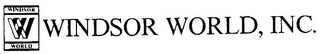 WINDSOR WORLD, INC. logo