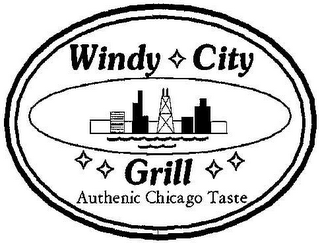 WINDY CITY GRILL AUTHENTIC CHICAGO TASTE logo