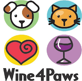 WINE 4 PAWS logo