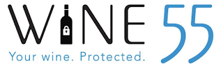 WINE 55 YOUR WINE. PROTECTED. logo