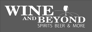 WINE AND BEYOND SPIRITS BEER & MORE logo
