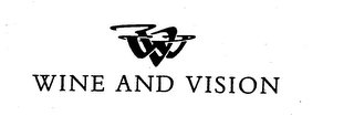 WINE AND VISION WV logo