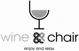 WINE & CHAIR ENJOY AND RELAX logo