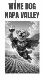 WINE DOG NAPA VALLEY WD logo