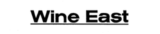 WINE EAST logo