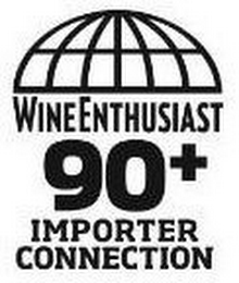 WINE ENTHUSIAST 90+ IMPORTER CONNECTION logo