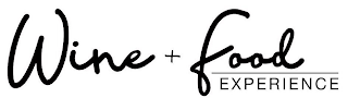 WINE + FOOD EXPERIENCE logo