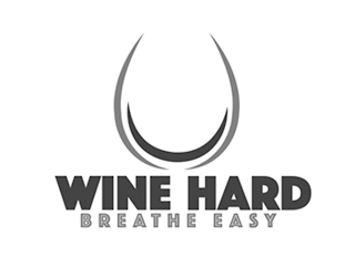 WINE HARD BREATHE EASY logo