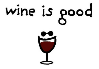 WINE IS GOOD logo
