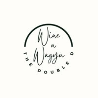 WINE N WAGYU THE DOUBLE D logo
