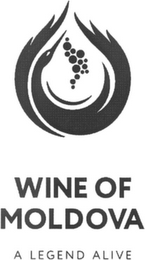 WINE OF MOLDOVA A LEGEND ALIVE logo