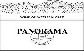WINE OF WESTERN CAPE PANORAMA PANORAMA P SOUTH AFRICA logo
