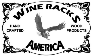 WINE RACKS AMERICA HAND CRAFTED WOOD PRODUCTS logo