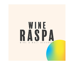 WINE RASPA WINE & MALT BEVERAGE logo