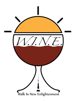 W.I.N.E. WALK IN NEW ENLIGHTENMENT logo