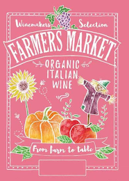 WINEMAKERS SELECTION FARMERS MARKET ITALIAN ORGANIC WINE FROM FARM TO TABLE logo