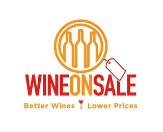 WINEONSALE BETTER WINES LOWER PRICES logo