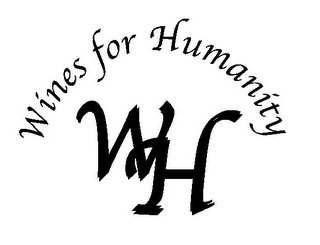WINES FOR HUMANITY WH logo