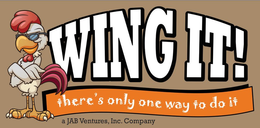 WING IT! THERE'S ONLY ONE WAY TO DO IT A JAB VENTURES, INC. COMPANY logo