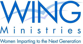 WING MINISTRIES WOMEN IMPARTING TO THE NEXT GENERATION logo