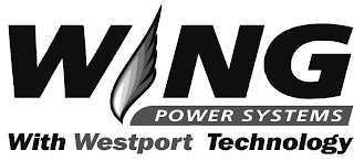 WING POWER SYSTEMS WITH WESTPORT TECHNOLOGY logo