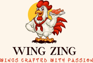 WING ZING WINGS CRAFTED WITH PASSION logo